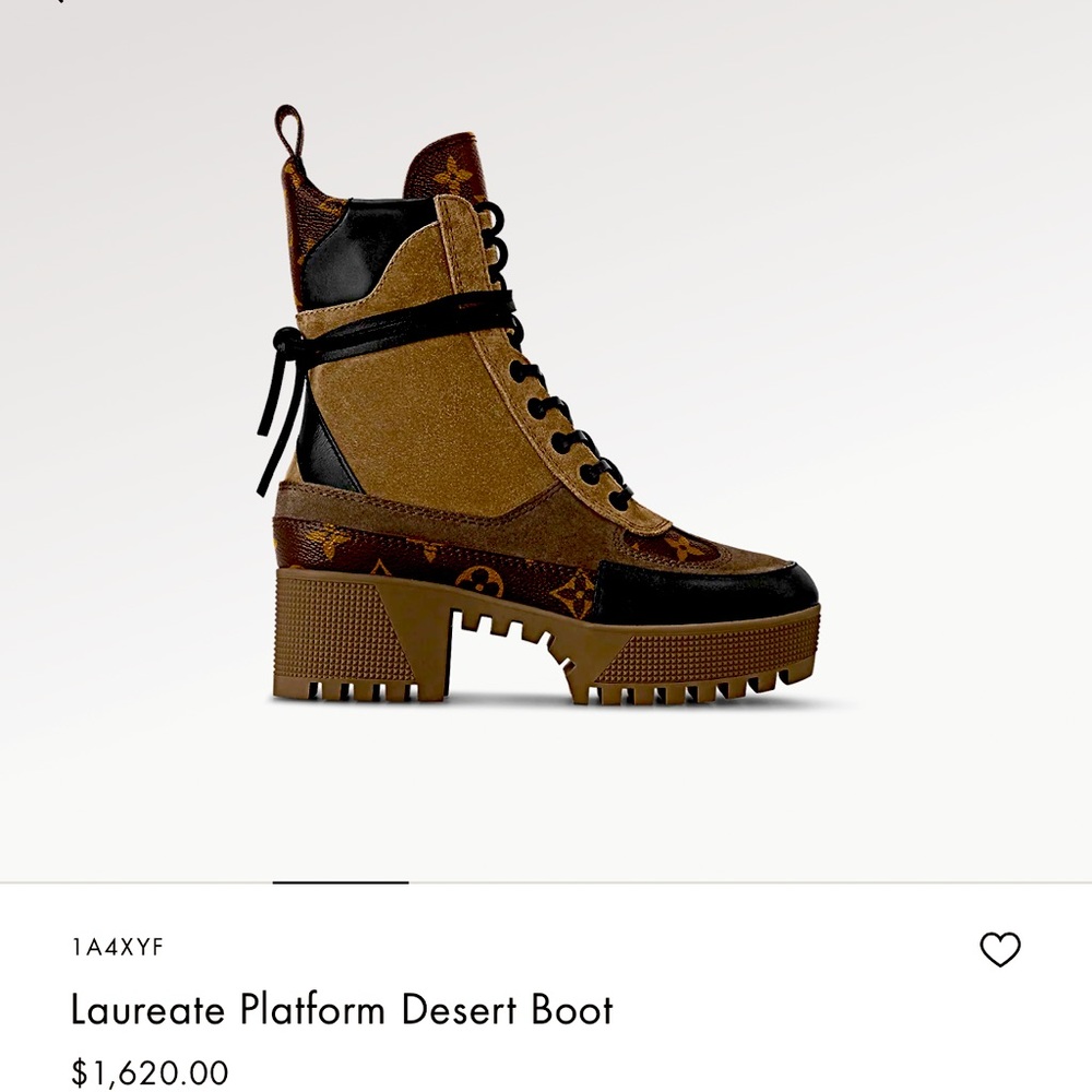 Louis Vuitton Laureate platform desert boot